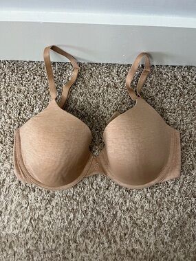 Victoria's Secret Taupe Uplift Semi Demi Bra - Size 34DD